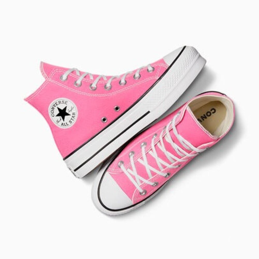 Converse Chuck Taylor All Star Lift Platform Sneakers - Pink - Size 9 - Picture 5 of 9